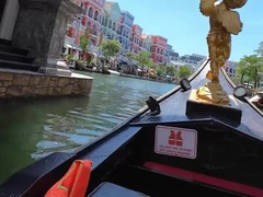 Dirty Old Man Licks Petite Asian Babe's Face