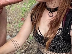 Steampunk Girlfriend Festival Blowjob