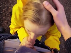 Amatéři, Krásky, Blondýna, Prsatá, Dávení penisem, Venku, Teenka, Kozičky