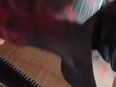 Amateur, Gode, Talons, Machine à baiser, Masturbation, Mature, Solo, Jarretelles