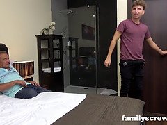 Avsugning, Cougar, Morfar farfar, Granny, Hd, Hängbröst, Stockings, Trekant