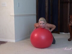 Teta, Blondína, Masturbácia, Pička, Vyholené