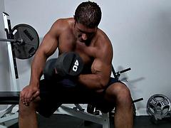 Anal, Pik sutte, Homoseksuel, Træningscenter, Hd, Muskel