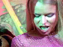 Taut, gang-bang, light-haired