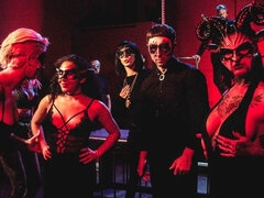 お尻, バイセクシャル, クラブ, バック, オージー, パーティ, 剃毛, ティーン