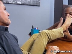 Toe-licking, sole-licking, erotic