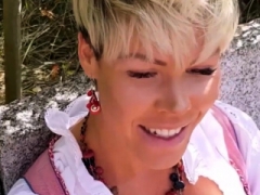 Arsch, Blondine, Blasen, Europäisch, Deutsch, Hardcore, Milf, Realität