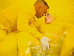 Stor kuk, Blondin, Avsugning, Doggystyle, Slick, Fitta, Stockings, Tuttar