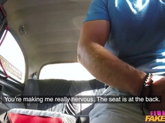 Female Fake Taxi - Passenger Obsessed By Drivers Jugs 1 - Nathaly Cherie