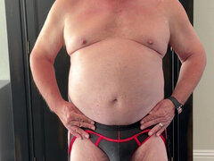 Wresting Coach Modeling Uniform