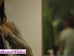 Grosser arsch, Grosse titten, Fetisch, Fingern, Hd, Lesbisch, Muschi, Abendanzug