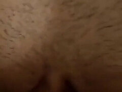 Slim Girl Likes Toy Inside. Close up View.