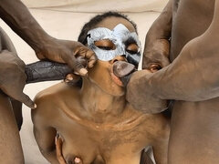 Africano, Amatoriale, Nero, Pompino, Facciale, Figa, Terzetto