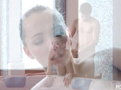 Babe, Velike joške, Busty, Češka, Naravne joške, Bazen, Najstnice, Joške