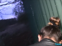 Amatör, Avsugning, Bil, Creampie, Doggystyle, Utomhus, Offentlig, Fitta