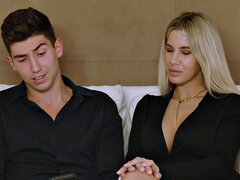 Blondine, Pik sutte, Creme tærte, Sædskud, Køkken, Slikning, Tisse, Barberet