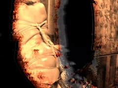 TIED WIDE OPEN for DOUBLE PENETRATION