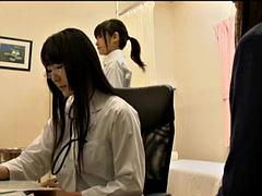 アジア人, 医者, 日本人, キス, レズビアン, 魅力的