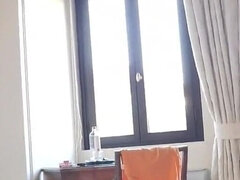 Amaterji, Rjavolaska, Par, Dekle drka tiča, Spodnje perilo, Milf, Presenečenje, Žena