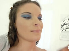 Anal, Brunette, Dype svelg, Ansiktssperm, Fingring, Hd, Ungarsk