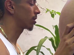 Butt Fucking Tree Huggers Gay Anal Cumshot Deep Breeding! Hung Papi Santo Jorge