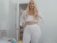 Tussi, Grosser schwanz, Blondine, Nahaufnahme, Schwanz, Milf, Pov, Titten