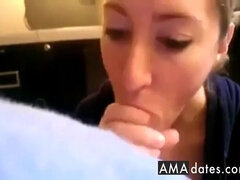 Intervju, Blondin, Avsugning, Snopp, Hardcore, Hd, Hemmagjord, Milf