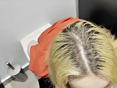 Blonde, Sucer une bite, Tir de sperme, Petite amie, Hard, Étudiant, Professeur, Adolescente