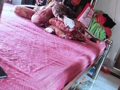 Amatööri, Iso kaunis nainen, Suihinotto, Pariskunta, Tyttöystävä, Intialainen, Vanhempi, Suihku