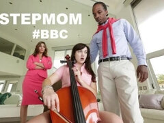 BBC Teacher Charlie Mac Fucks Stepmom Kitana Flores & Paris Lincoln in Hot Threesome