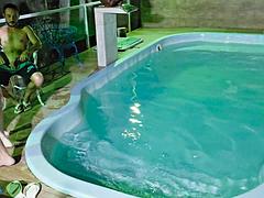 Verga grande, Mamada, Morena, Atrapados, Hd, Orgía, Piscina, Trio
