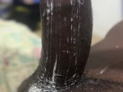 Fat Thick BBC Deep Throating Sextoy Like a Slave. He Doesn't Care