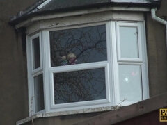 항문, 본디지 훈육 사디즘 마소치슴, 큰 음경, 본디지, 흑갈색 머리, 가슴이 큰, 자연의 가슴, 거칠게