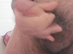 Amateur, Verga grande, Corridas, Europeo, Peludo, Pajear, Masturbación, Solo