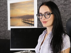 Amatør, Røv, Brunette, Onani, Naturlige bryster, Mager, Bryster, Legetøj