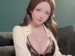 Hoshilily's Cosplay Charm in a Sultry Lingerie Fantasy