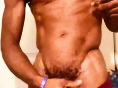 Afrikanisch, Schwarz, Masturbation, Solo