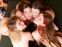 Beautiful pussy-licking session with hot dolls Alice Klay and Vivi Ginger