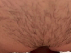 18 jaar, Enthousiasteling, Grote lul, Grote mammen, Bruinharig, Gezichtspunt, Mager, Spaans