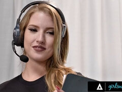 GIRLSWAY - Assistant Octavia Reds Lustful Gaze Ignites Kenna James's Sneaky Sex Before Interview