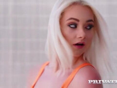 Stor rumpe, Blond, Ansiktssperm, Hd, Hushjelp, Strømper