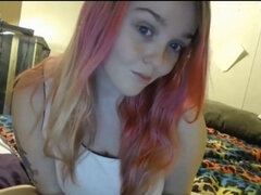 Waking up and Brushing Her Messy Hair