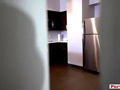 Brunette Italian stepmother has a sex addiction problem