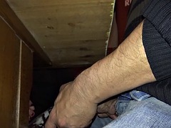 Hot wife has fun in public in a pub