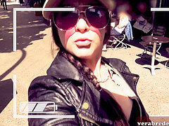 Német, Szabadban, Filigrán alkatú, Nyilvános, Vékony, Tini