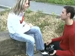 Anal, Cul, Grosse bite, Faciale, Allemand, De plein air, Public, Réalité