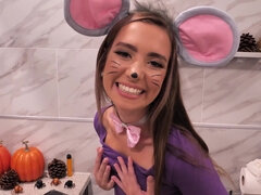 오랄섹스, 흑갈색 머리, 사정 샷, 도기스타일, 핑거링, Hd, 조그마한, 여자 형제