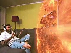 Nagylány, Hd, Nyilvános, Begyek