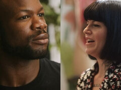 Leie, Schlafzimmer, Grosser schwanz, Blasen, Braunhaarige, Interrassisch, Milf, Titten