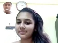 Gros seins, Doigter, Indienne, Solo, Adolescente, Webcam